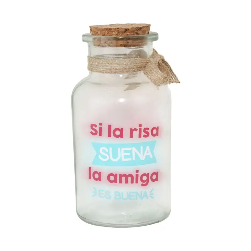 Botella De Cristal Con Tapa De Corcho 2