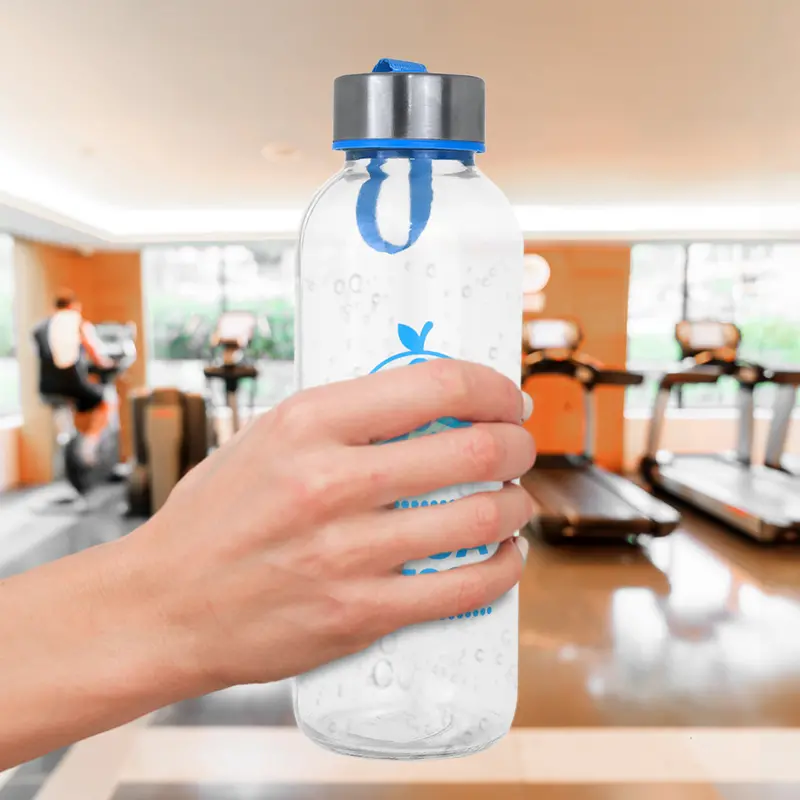 Botella De Plástico "Agua Fresca" Con Tapa, 500 Ml 1