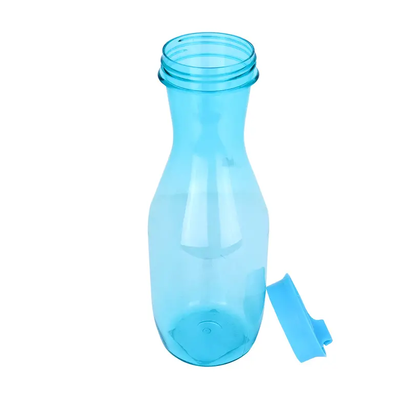 Botella De Plástico Color Aqua, 1L 2