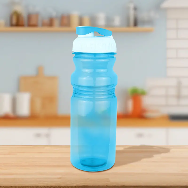 Botella De Plástico Color Aqua, 550Ml 1