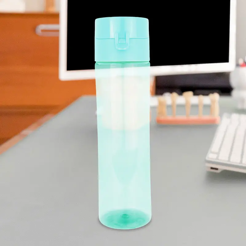 Botella De Plástico Color Aqua 650Ml 1