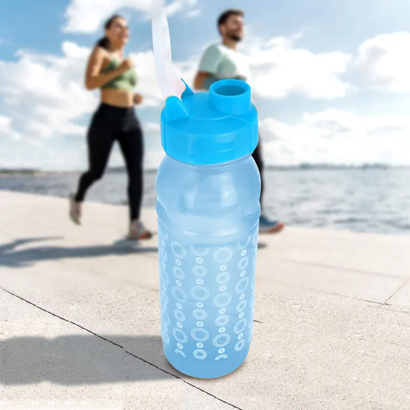 Botella De Plástico Color Aqua, 680Ml 2