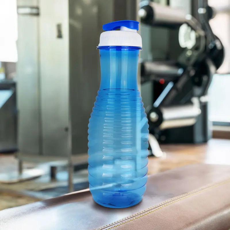 Botella De Plástico Color Azul, 1L 1