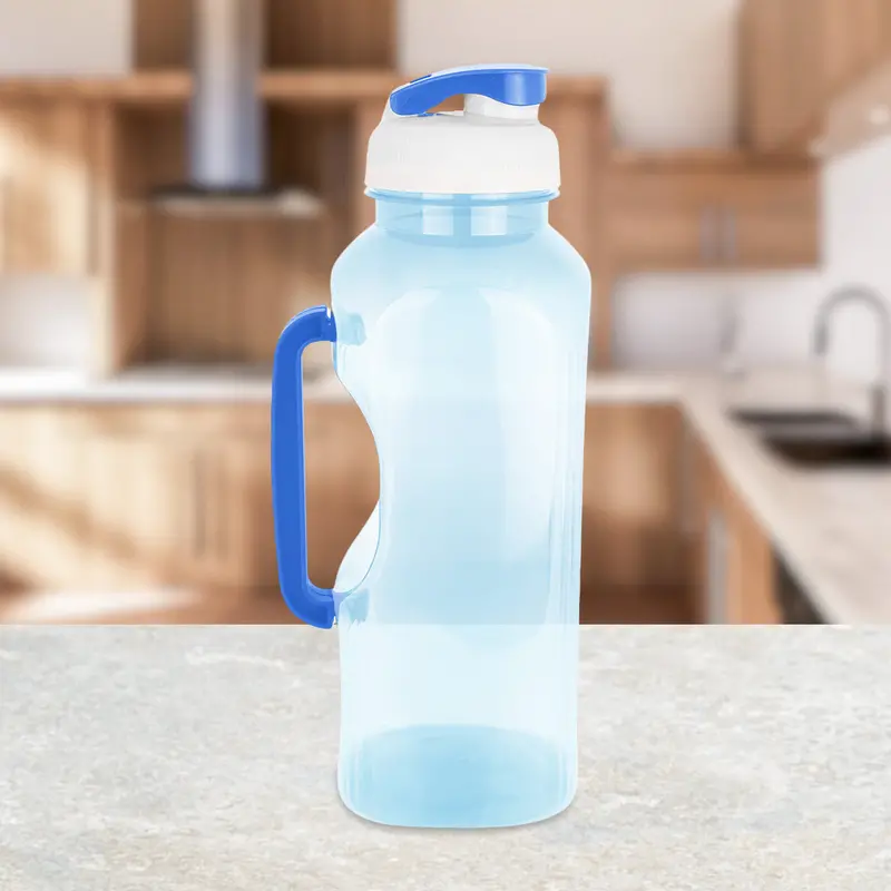 Botella De Plástico Color Azul Rey 1L 1