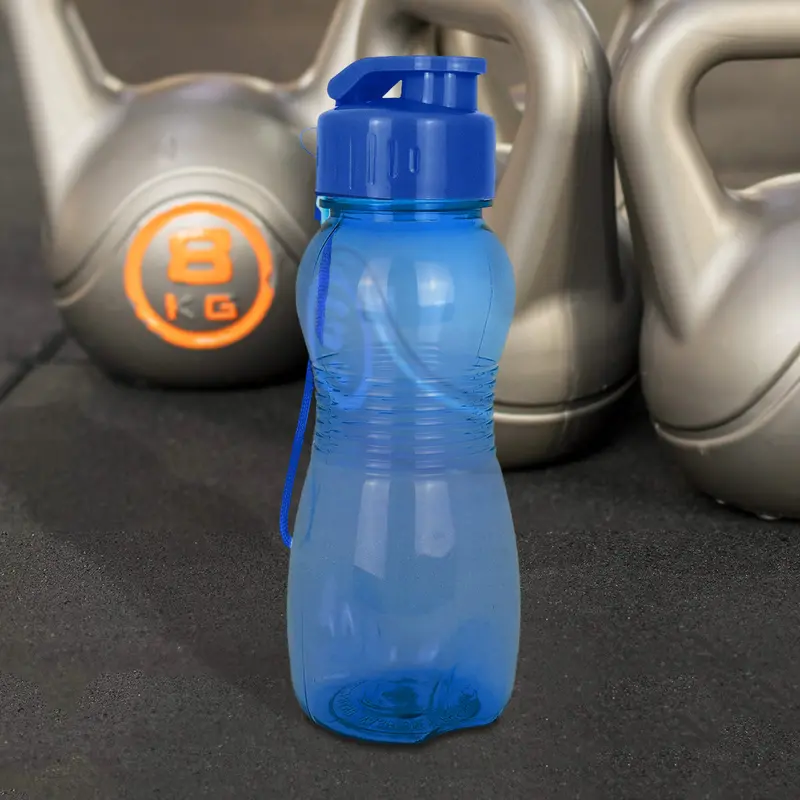 Botella De Plástico Color Azul Rey, 500Ml 2