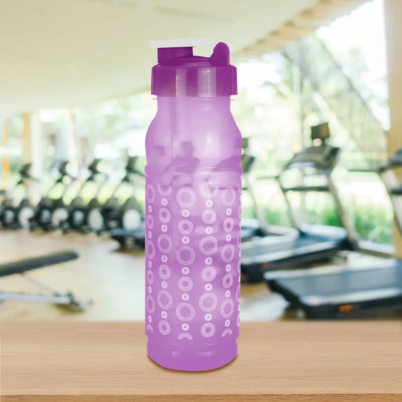 Botella De Plástico Color Morado, 680Ml 1