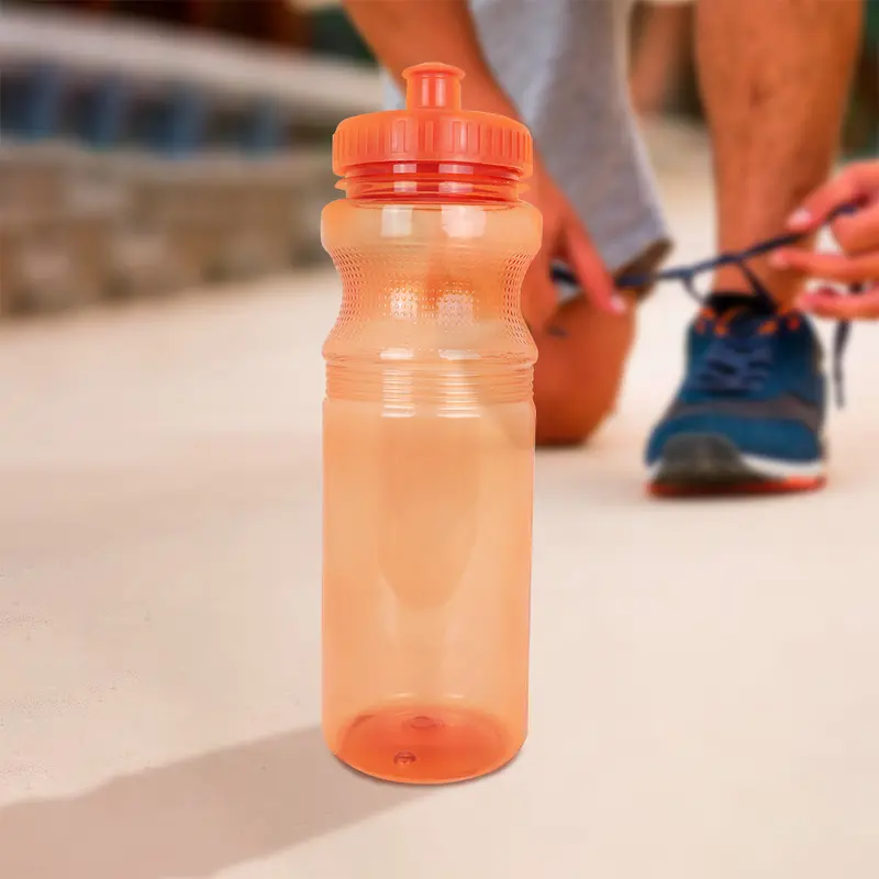 Botella De Plástico Color Naranja, 700Ml 2