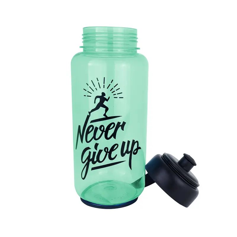 Botella De Plástico Color Verde 1100Ml 2