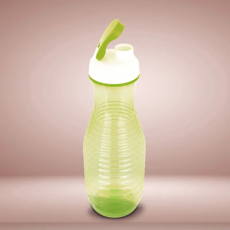 Botella De Plástico Color Verde, 1L 2