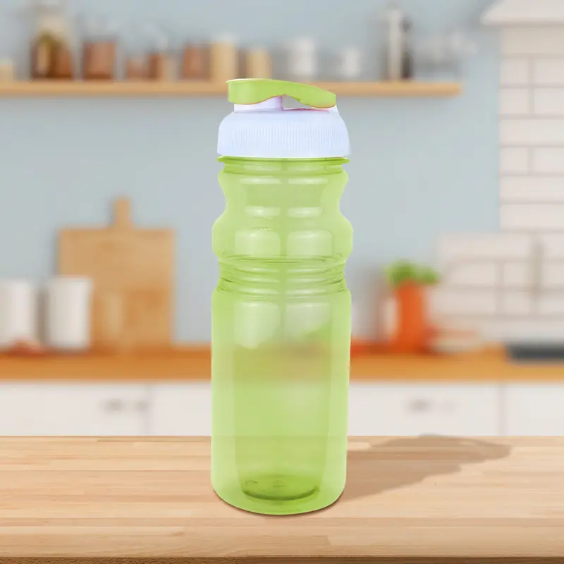 Botella De Plástico Color Verde, 550Ml 1
