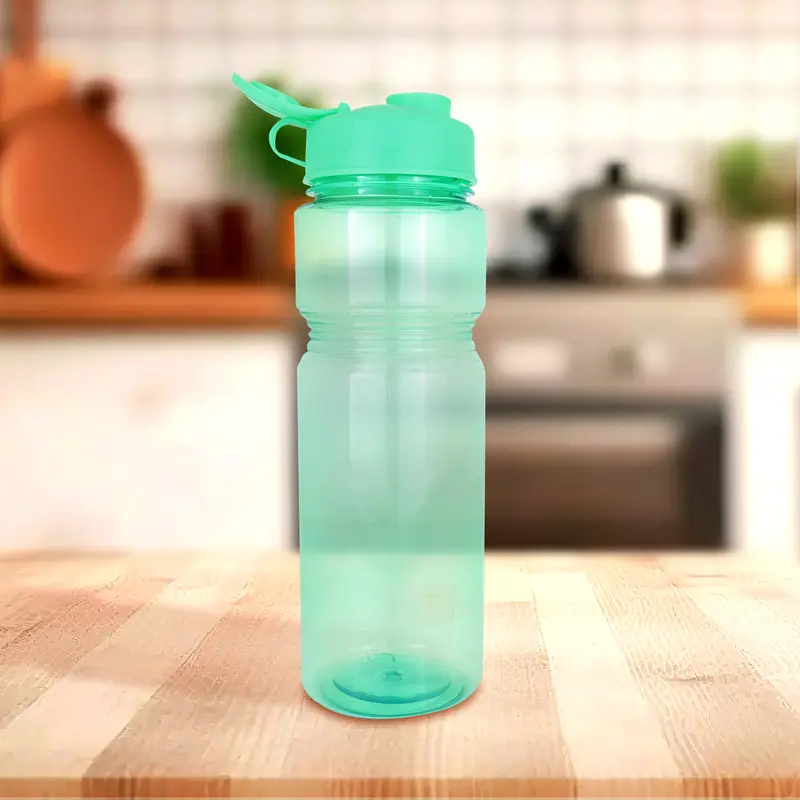 Botella De Plástico Color Verde 750Ml 1