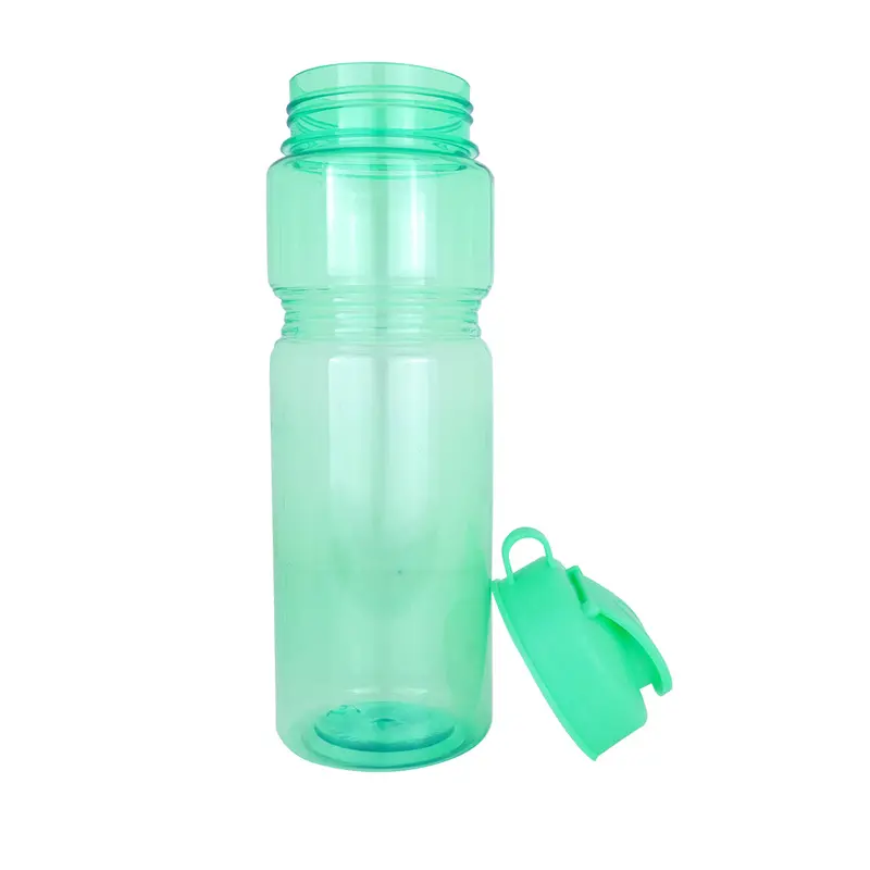 Botella De Plástico Color Verde 750Ml 2