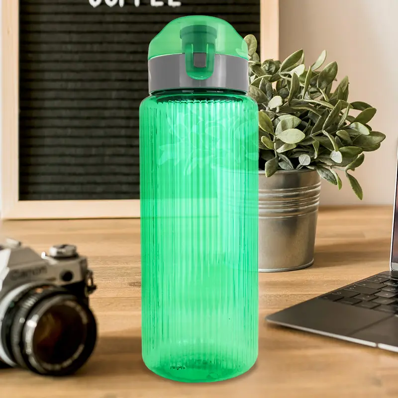 Botella De Plástico Color Verde,1L 1
