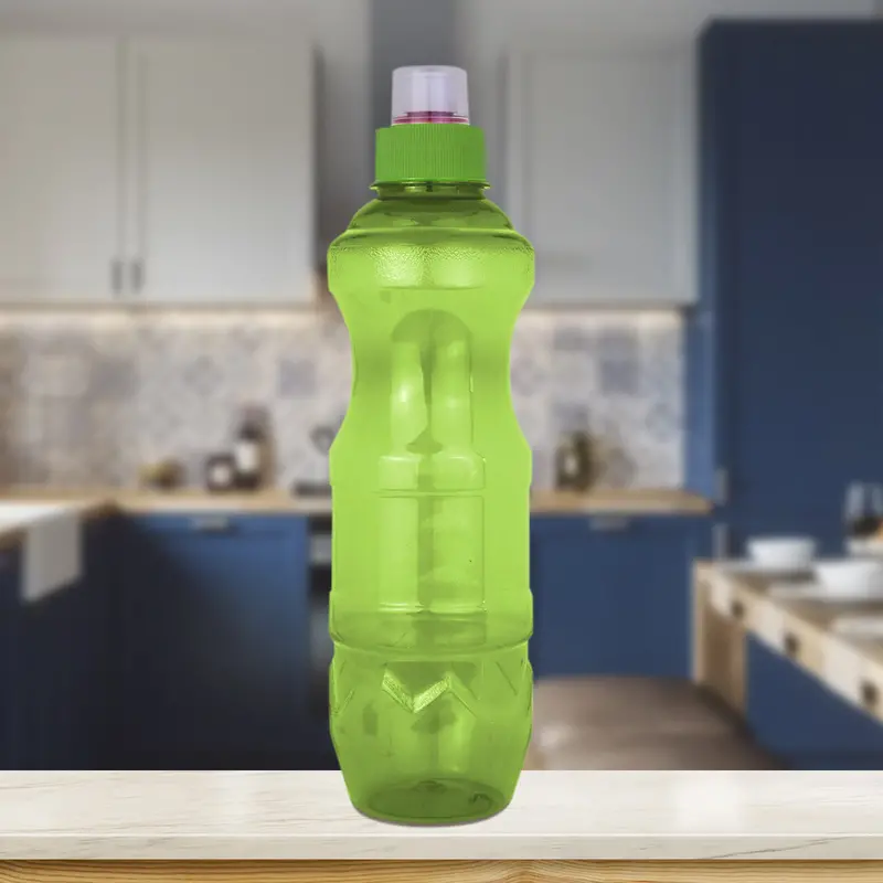 Botella De Plástico Con Tapa, Color Verde, 750Ml 1