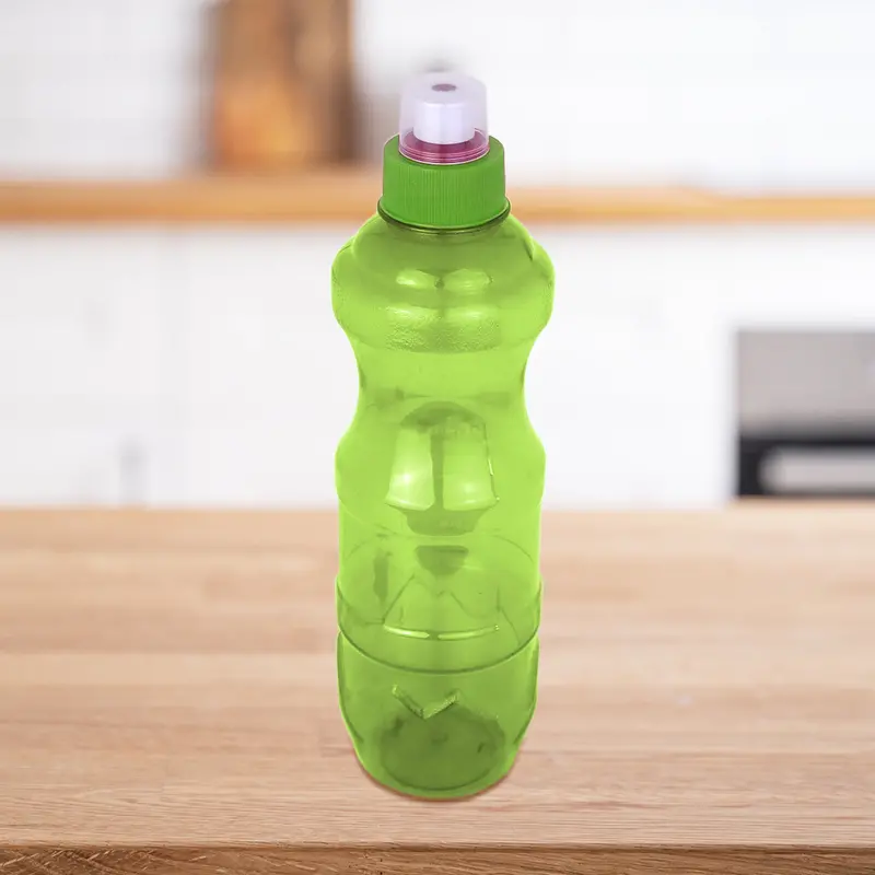 Botella De Plástico Con Tapa, Color Verde, 750Ml 2