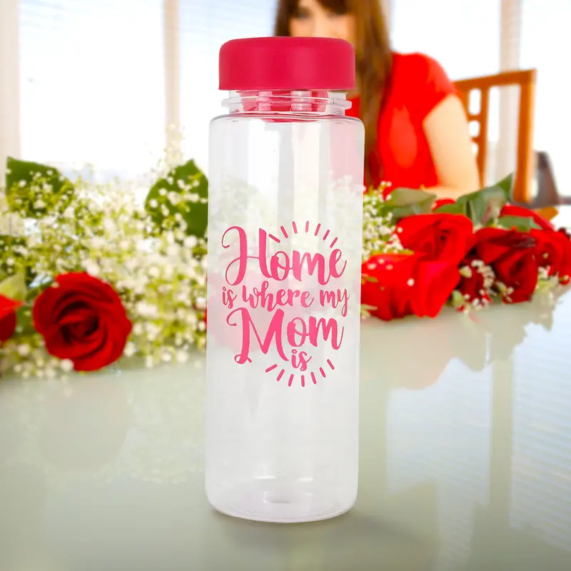 Botella De Plástico "Home Is Where My Mom Is", 500 Ml 2