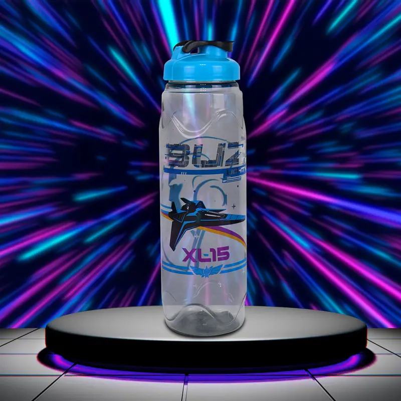 Botella De Plástico Para Agua, Buzz Lightyear, Color Azul 900 Ml 2