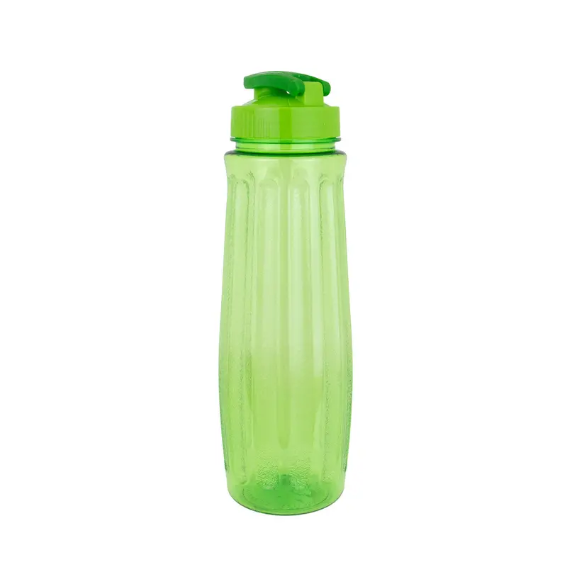 Botella De Plástico Para Agua, Color Verde, 1L. Plates And Beyond, 1