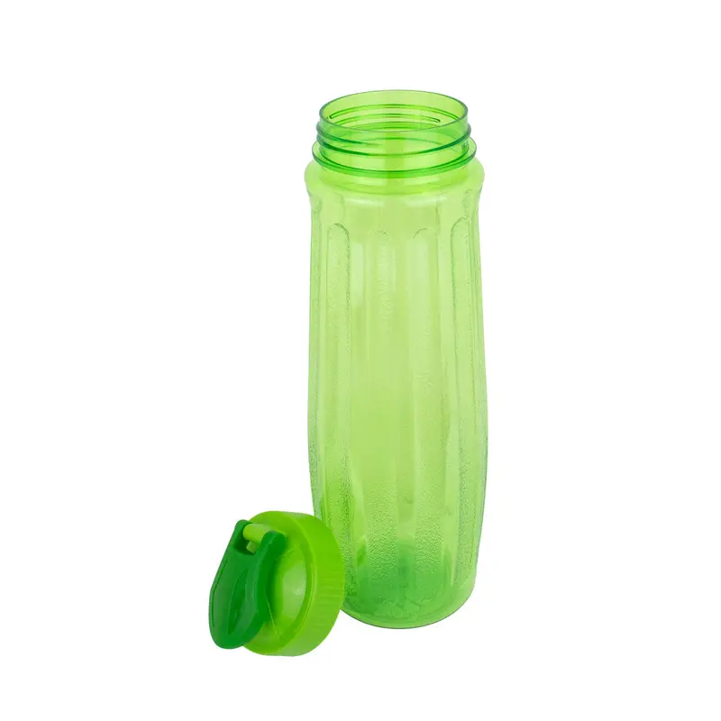 Botella De Plástico Para Agua, Color Verde, 1L. Plates And Beyond, 2