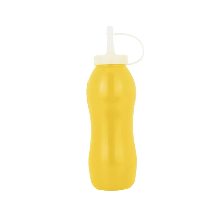 Botella De Plástico Porta Aderezos, Color Amarillo 2