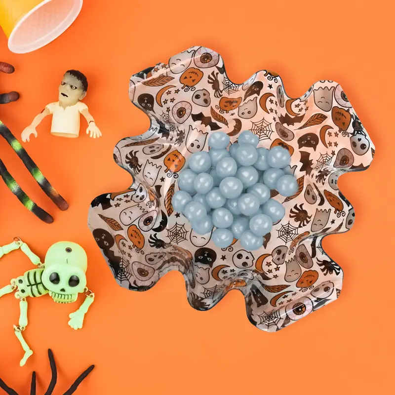 Bowl De Acrílico Con Diseño De Halloween 1