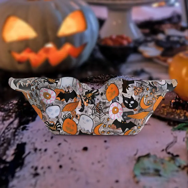 Bowl De Acrílico Con Diseño De Halloween 2