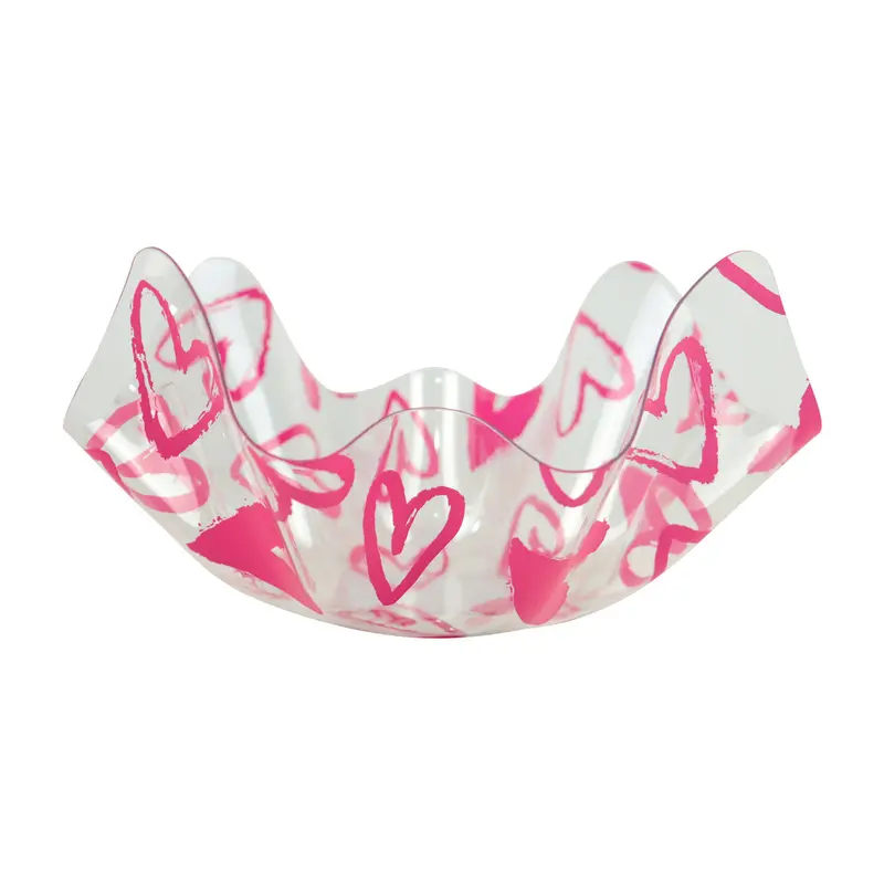 Bowl De Plástico Transparente Para San Valentín 22X11cm 2