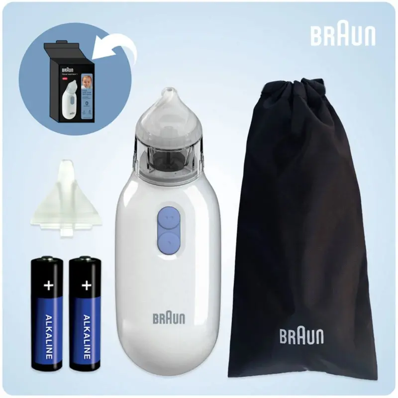Braun Bna 100Eu Nasal Aspirator 0+ Months - White 1