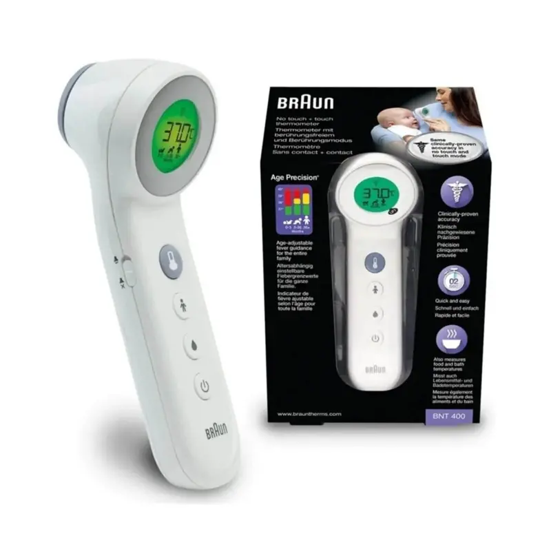 Braun Bnt400 No Touch + Touch Thermometer 1