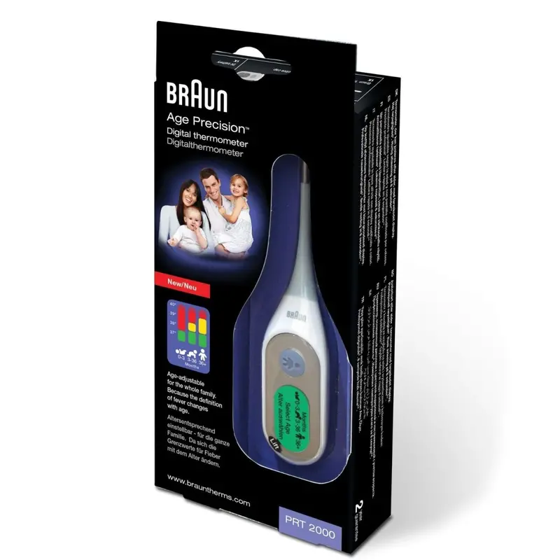 Braun Prt-2000 Age Precision Digital Thermometer 1