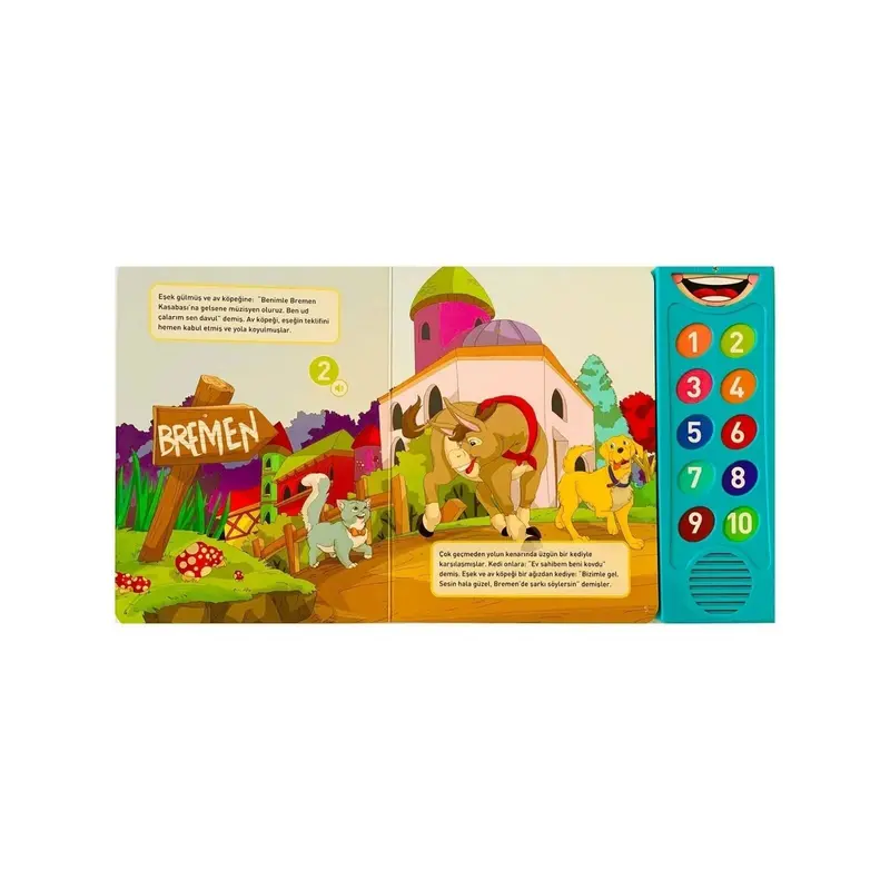 Bremen Town Musicians Interactive Sound Book 2