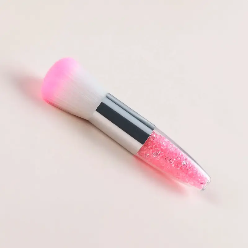 Brocha De Maquillaje Para Rubor Con Partículas De Glitter 1