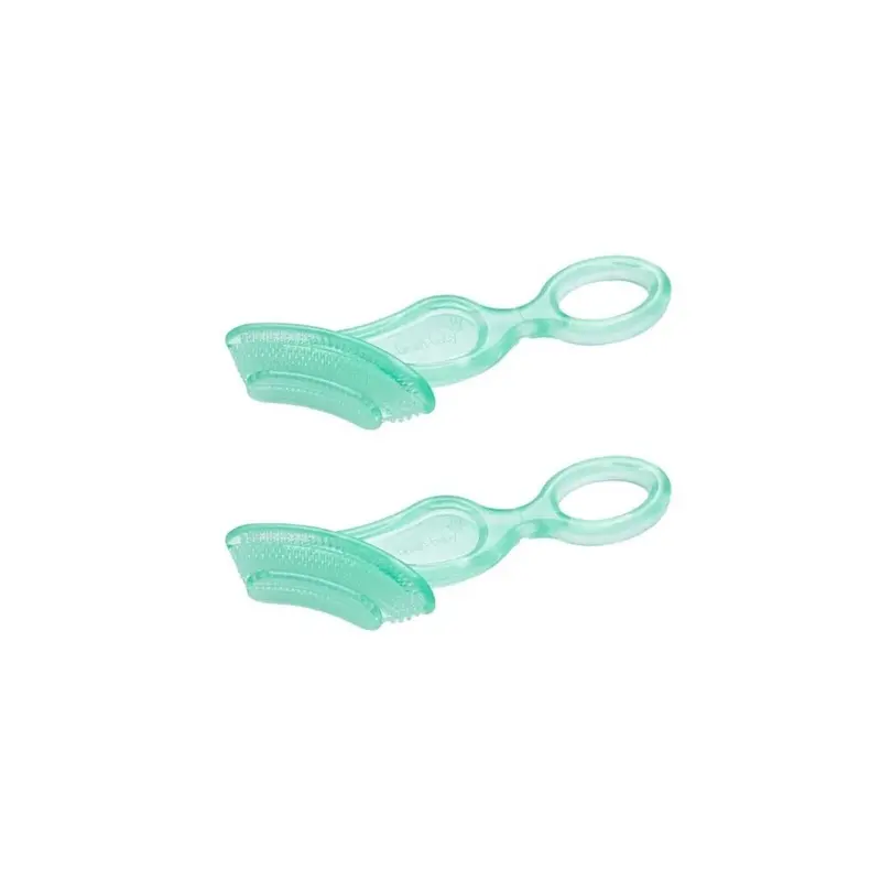 Brush-Baby Chewable Toothbrush Pack Of 2 - Teal 2