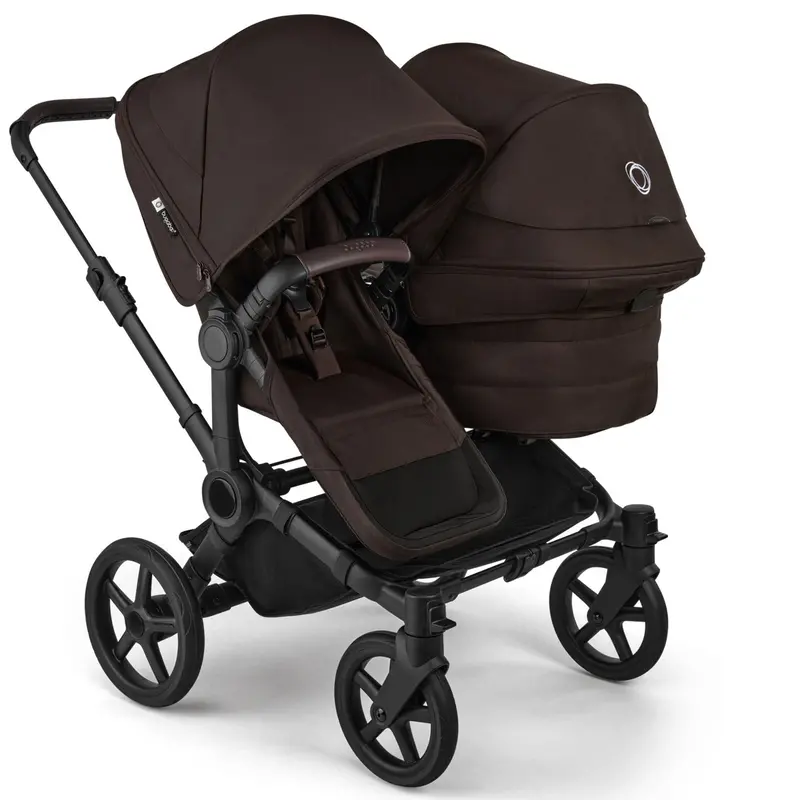 Bugaboo Donkey 6 Double Complete Pushchair In Cocoa Brown 1