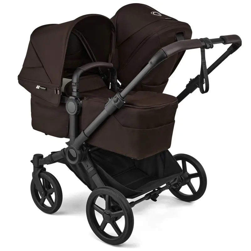 Bugaboo Donkey 6 Double Complete Pushchair In Cocoa Brown 2