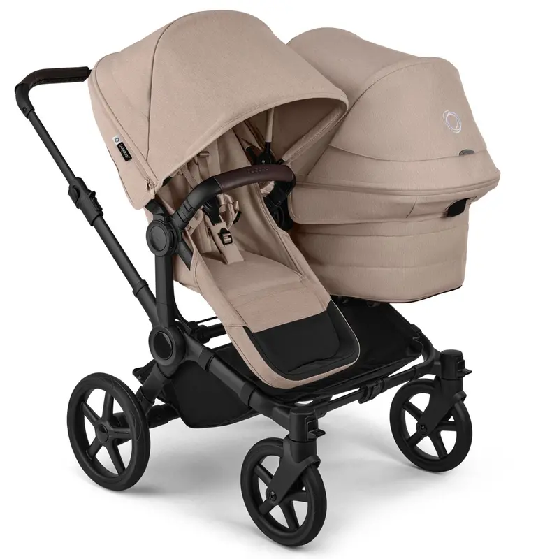 Bugaboo Donkey 6 Double Complete Pushchair In Desert Taupe 1