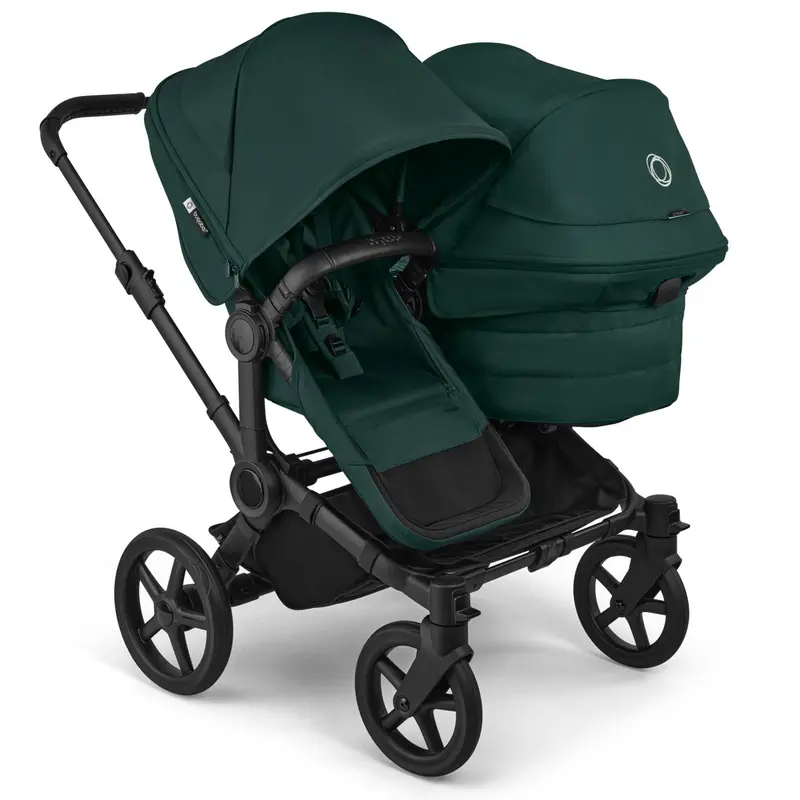 Bugaboo Donkey 6 Double Complete Pushchair In Fern Green 1