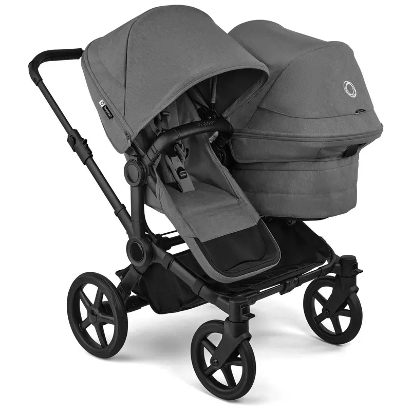 Bugaboo Donkey 6 Double Complete Pushchair In Moon Grey 1
