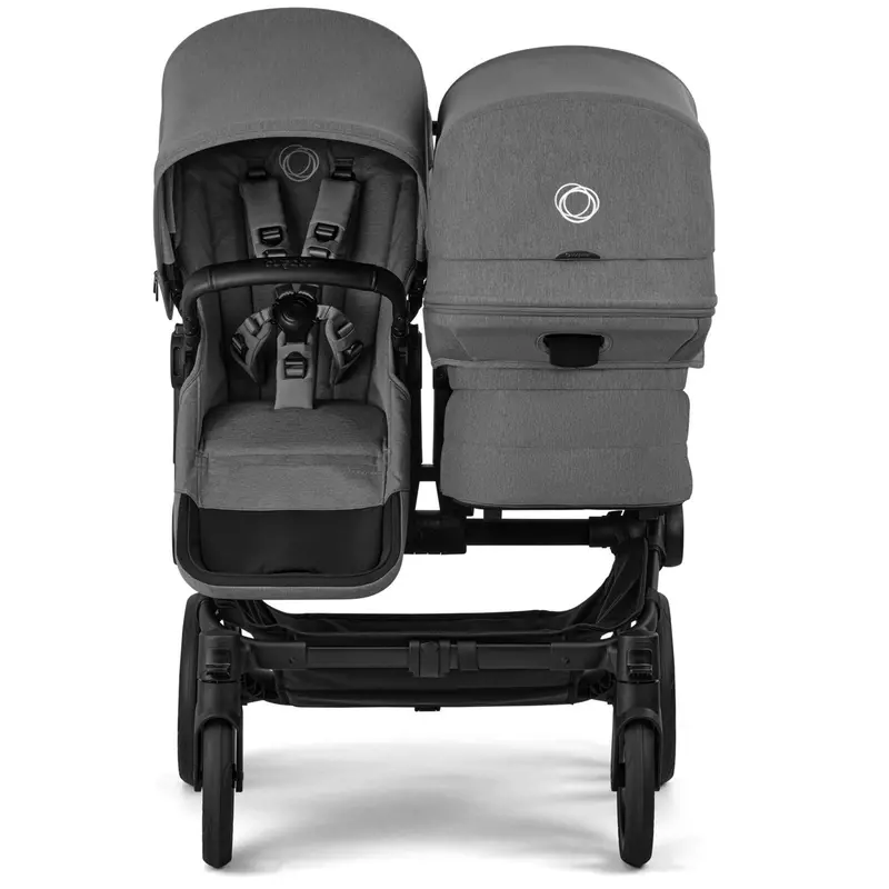 Bugaboo Donkey 6 Double Complete Pushchair In Moon Grey 2