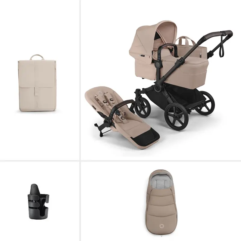 Bugaboo Donkey 6 Single Essential Bundle In Desert Taupe 1