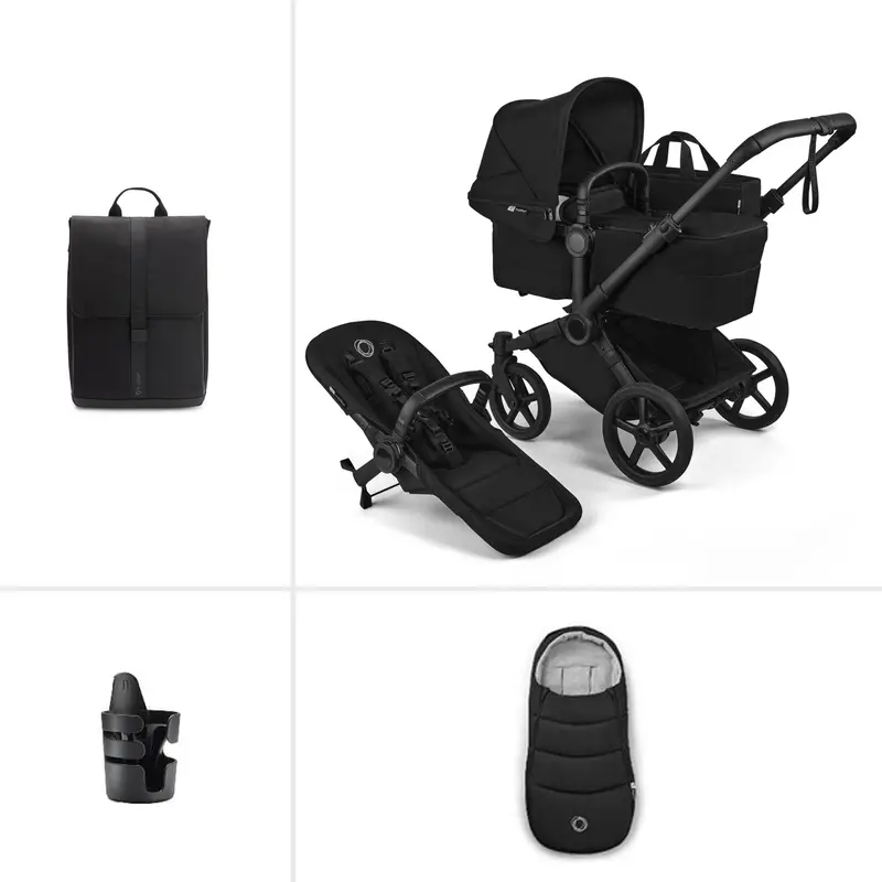 Bugaboo Donkey 6 Single Essential Bundle In Heritage Black 1