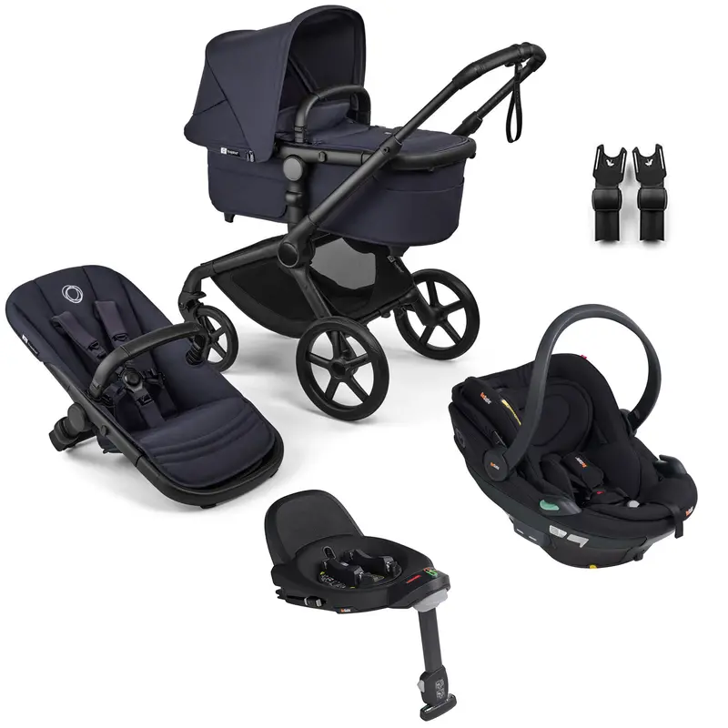 Bugaboo Fox 5 Renew Besafe Travel System In Deep Indigo 1