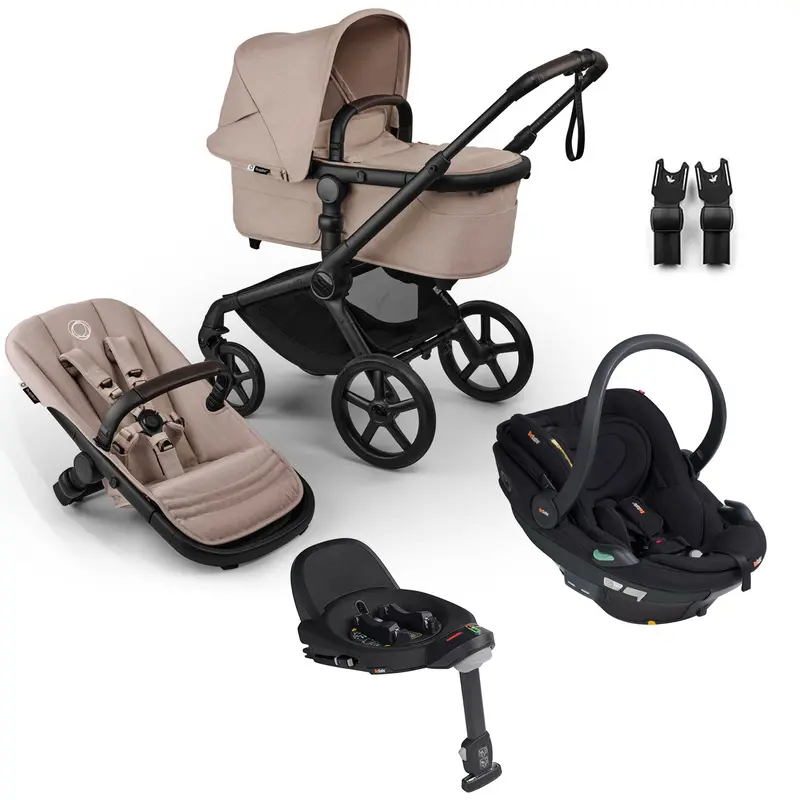 Bugaboo Fox 5 Renew Besafe Travel System In Desert Taupe 1