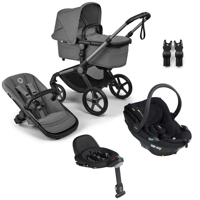 Bugaboo Fox 5 Renew Besafe Travel System In Moon Grey 1