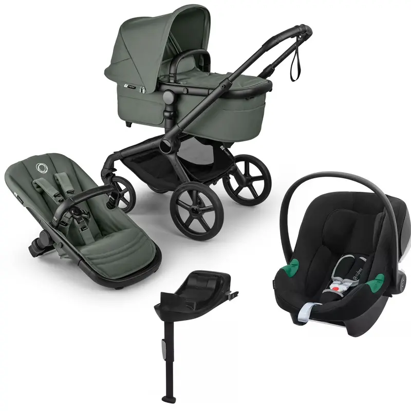 Bugaboo Fox 5 Renew Cybex Travel System In Forest Green 1
