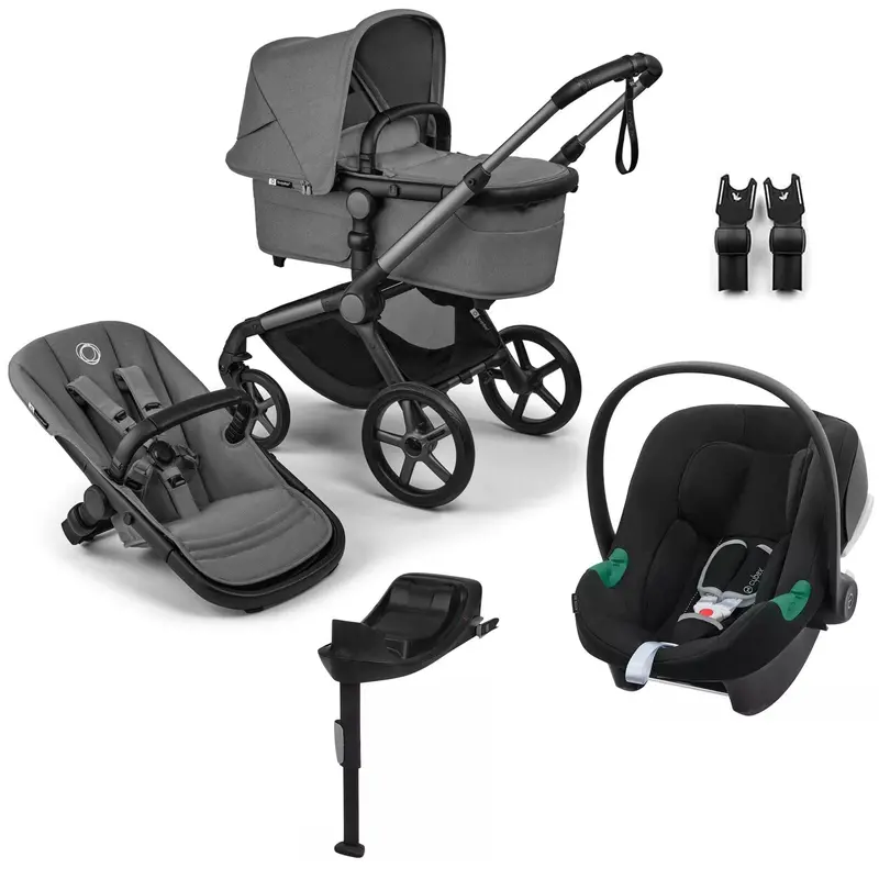 Bugaboo Fox 5 Renew Cybex Travel System In Moon Grey 1