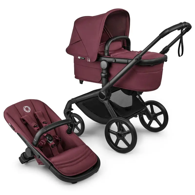 Bugaboo Fox 5 Renew Essential Bundle In Dark Cherry 2