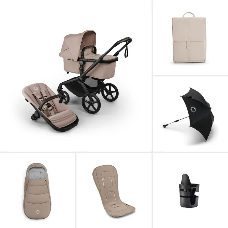 Bugaboo Fox 5 Renew Essential Bundle In Desert Taupe 1