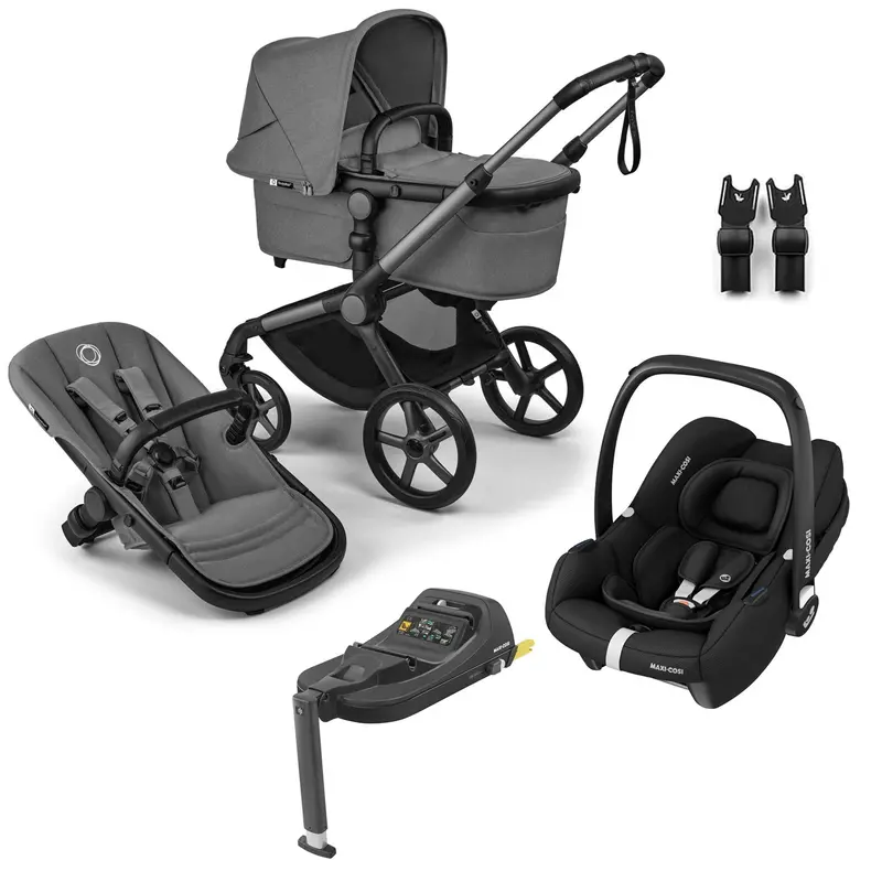Bugaboo Fox 5 Renew Maxi-Cosi Travel System In Moon Grey 1