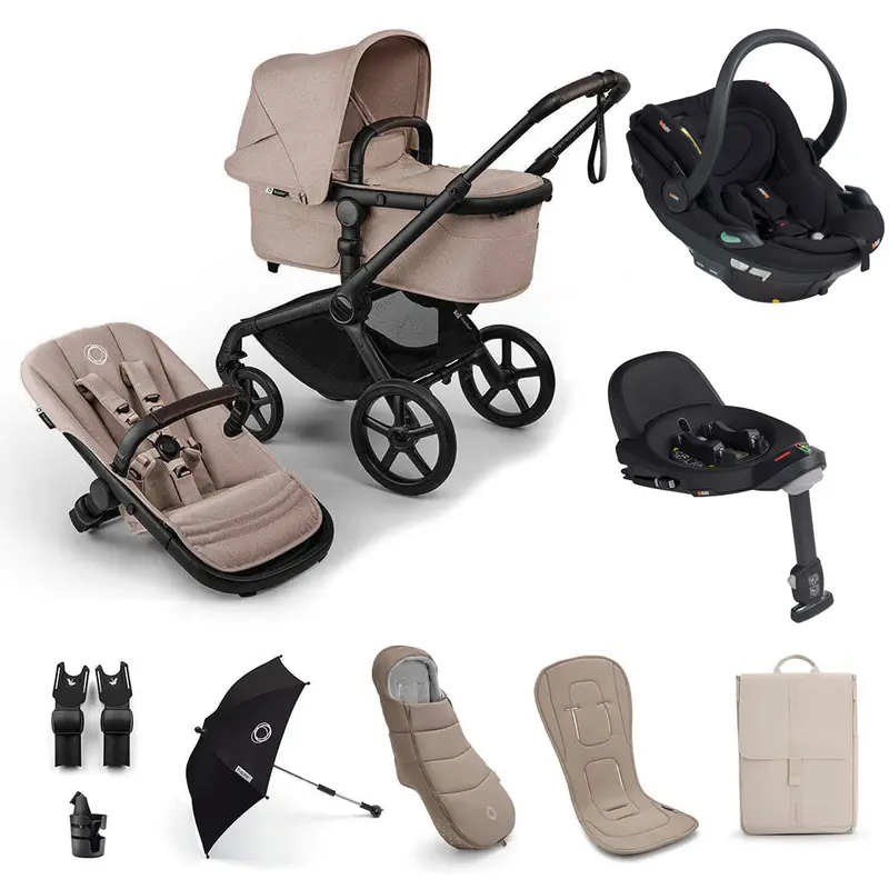 Bugaboo Fox 5 Renew Ultimate Besafe Bundle In Desert Taupe 1